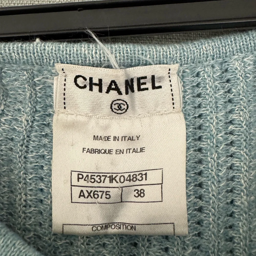 CHANEL cruise 2013 cashmere linen dress - Picture 6 of 9